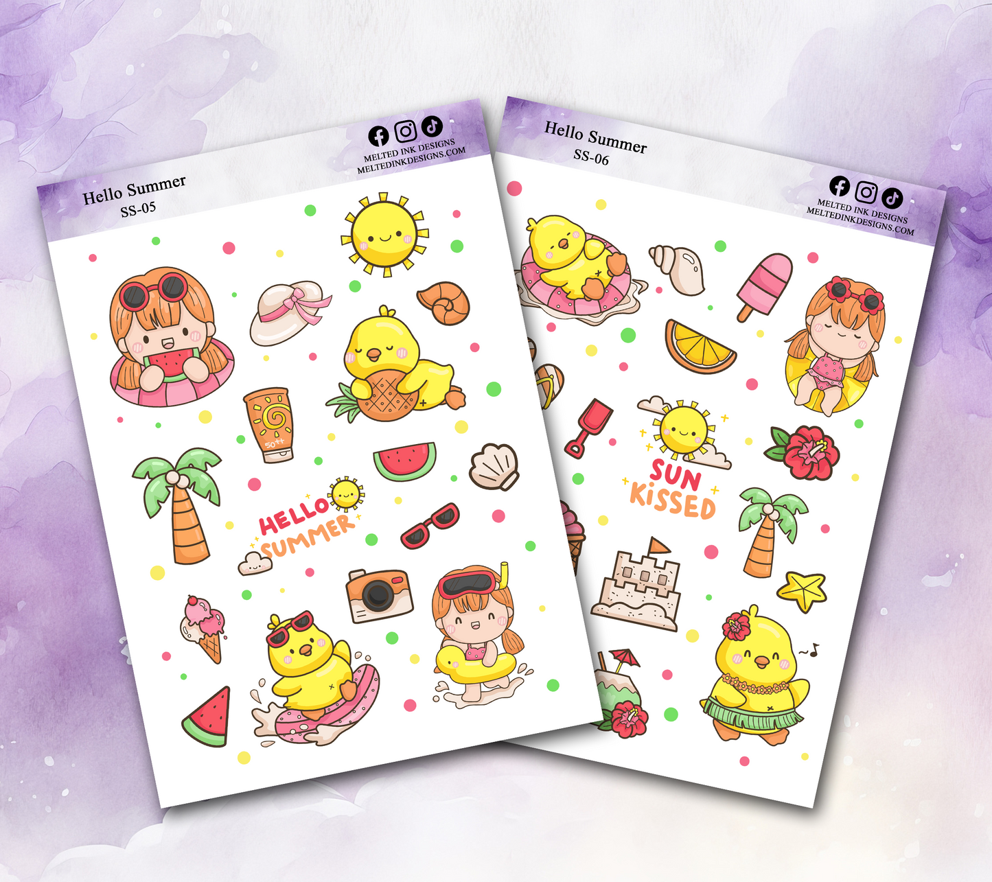 Photo is of both sticker sheets together.
