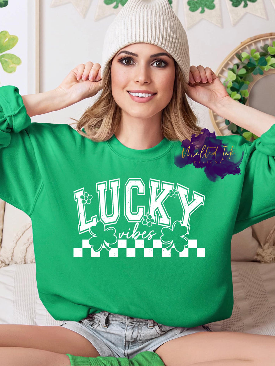 St. Patrick's Day Lucky Vibes Shirt