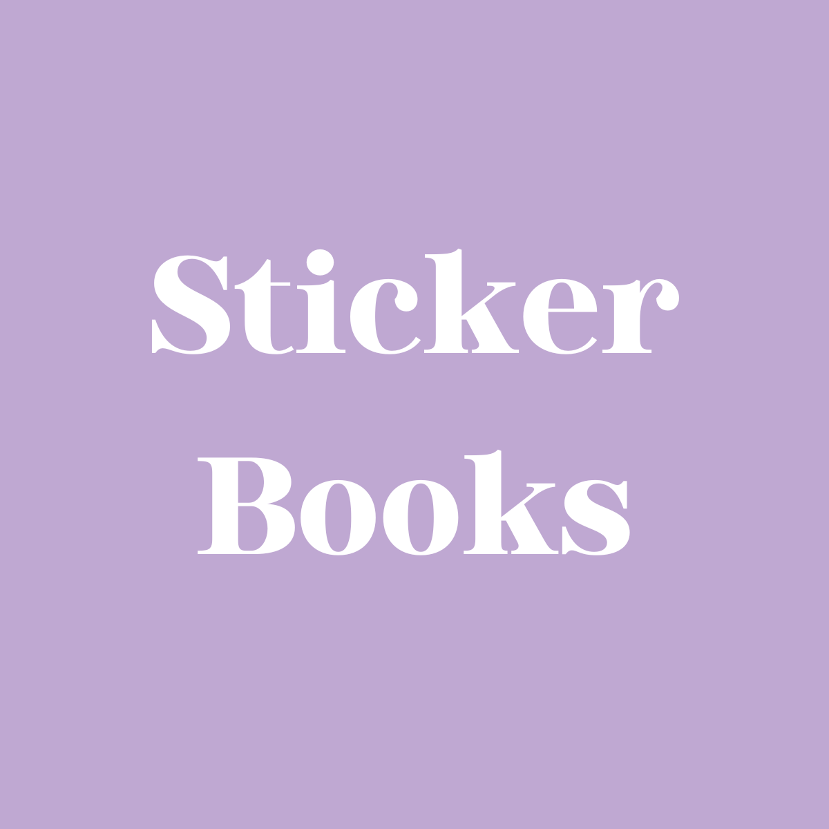 Sticker Books