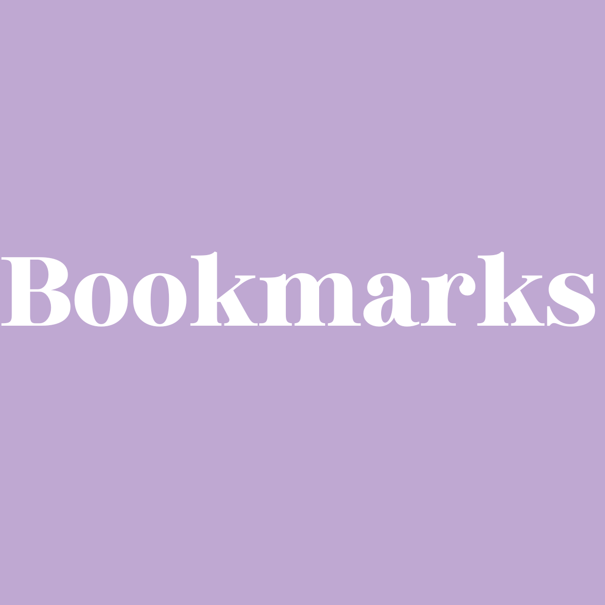 Bookmarks