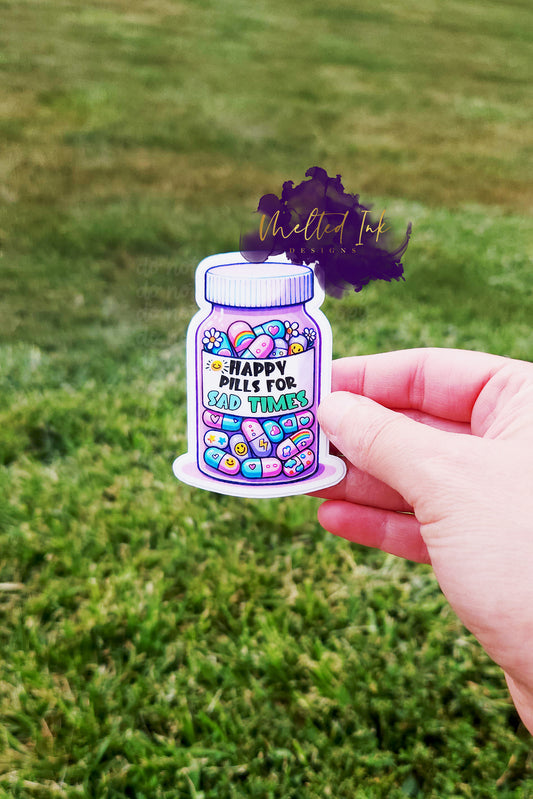 Happy Pills Sticker