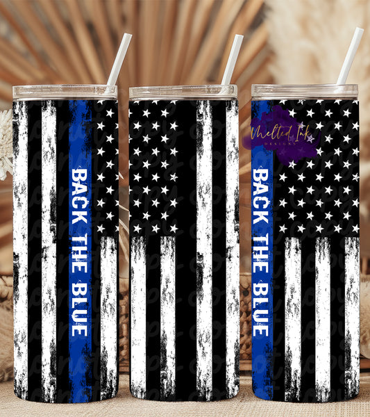 Back the Blue Tumbler