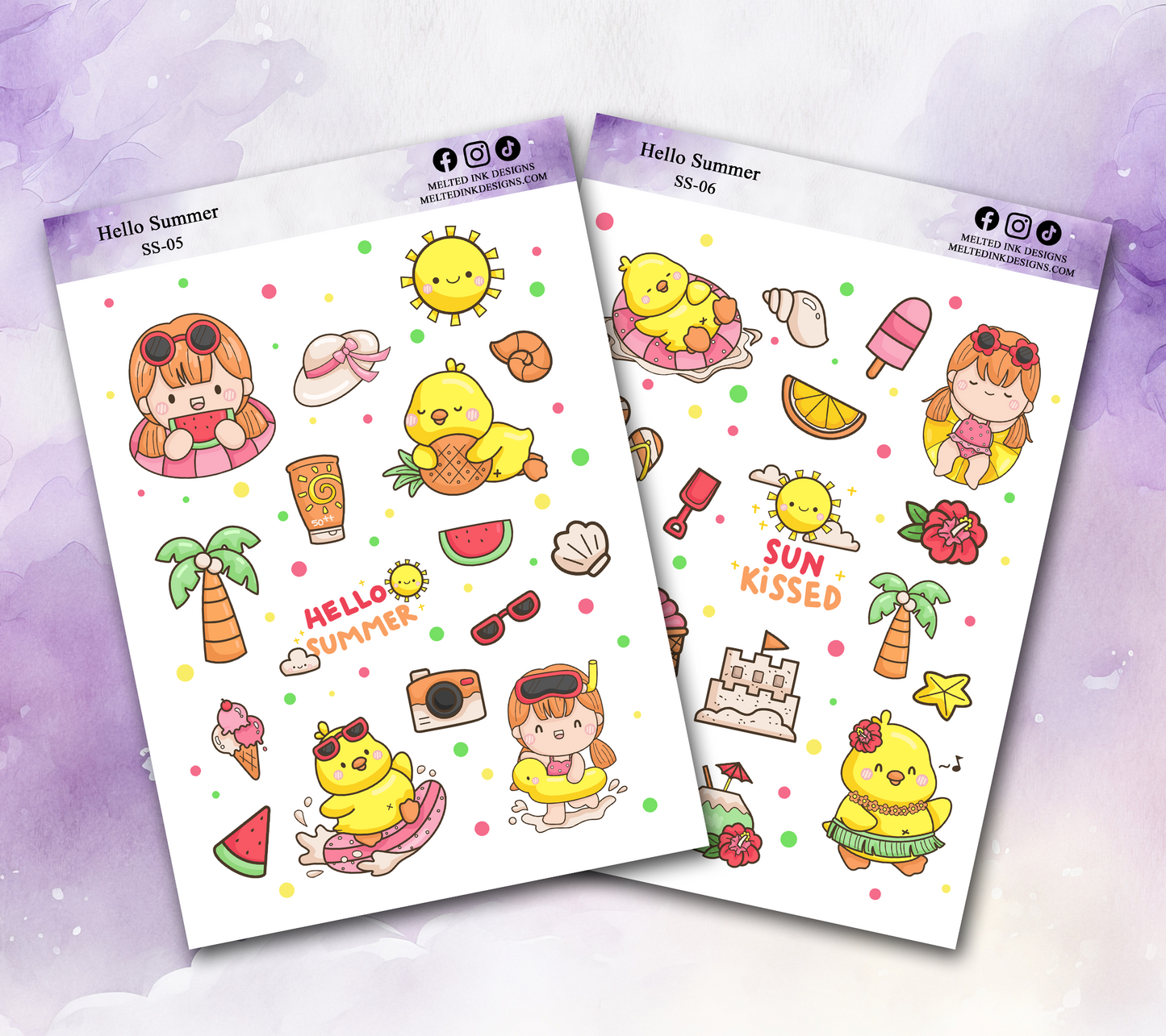 Photo is of both sticker sheets together. 