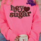Hey Sugar Sequin Patch Sweatshirt