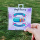 Vinyl sticker with photo of pill capsule. Sticker says It's ok if you need meds every day