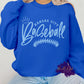 Kansas City baseball shirt featuring a bold crown graphic and baseball stitching detail. Perfect for showing off your Kansas City baseball pride at game day events and everyday casual wear. Ideal for baseball fans looking to showcase their love for the team in style.