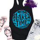 Lake Time T-shirt – A casual shirt with the phrase "Lake Time," ideal for lake lovers, outdoor enthusiasts, and anyone who enjoys a peaceful day by the water.