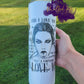 Photo features a 20oz taylor swift tumbler regarding fortnight