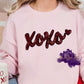 XOXO Sequin Patch Sweatshirt