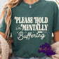 Funny mental health shirt featuring retro lettering and loading bar graphic