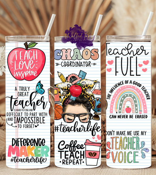 Teacher Life Tumbler